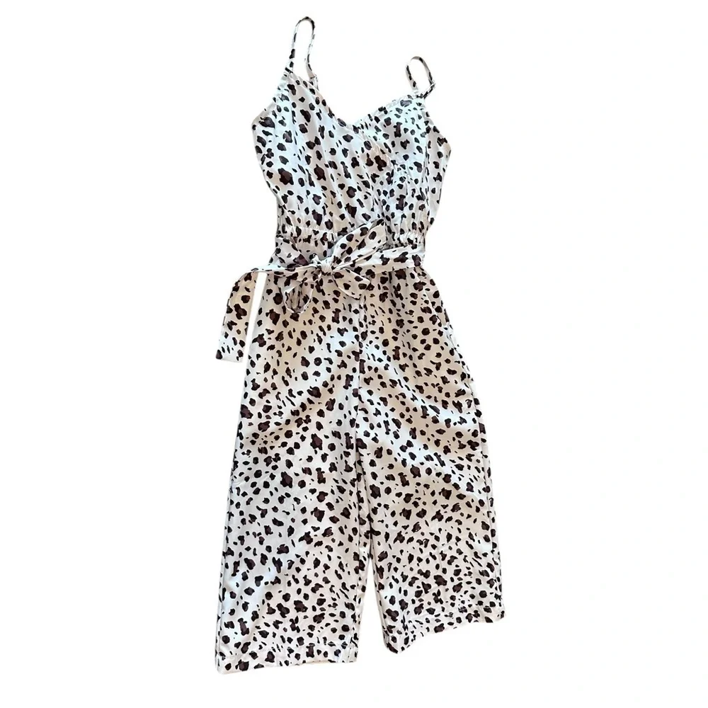 Bailey’s Blossoms Boutique Leopard Romper Jumpsuit Toddler Girl 3T NWT